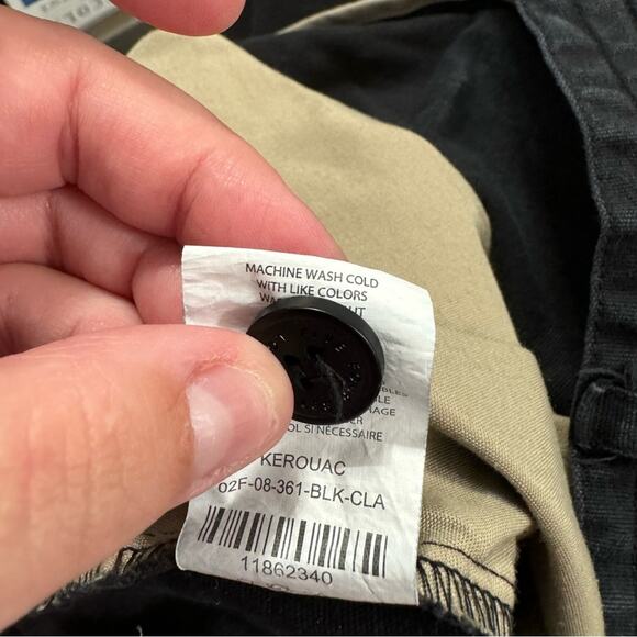 Five Four Los Angeles Black Classic Fit Shorts Men’s Size 34 Drawstring Inner - Picture 10 of 10